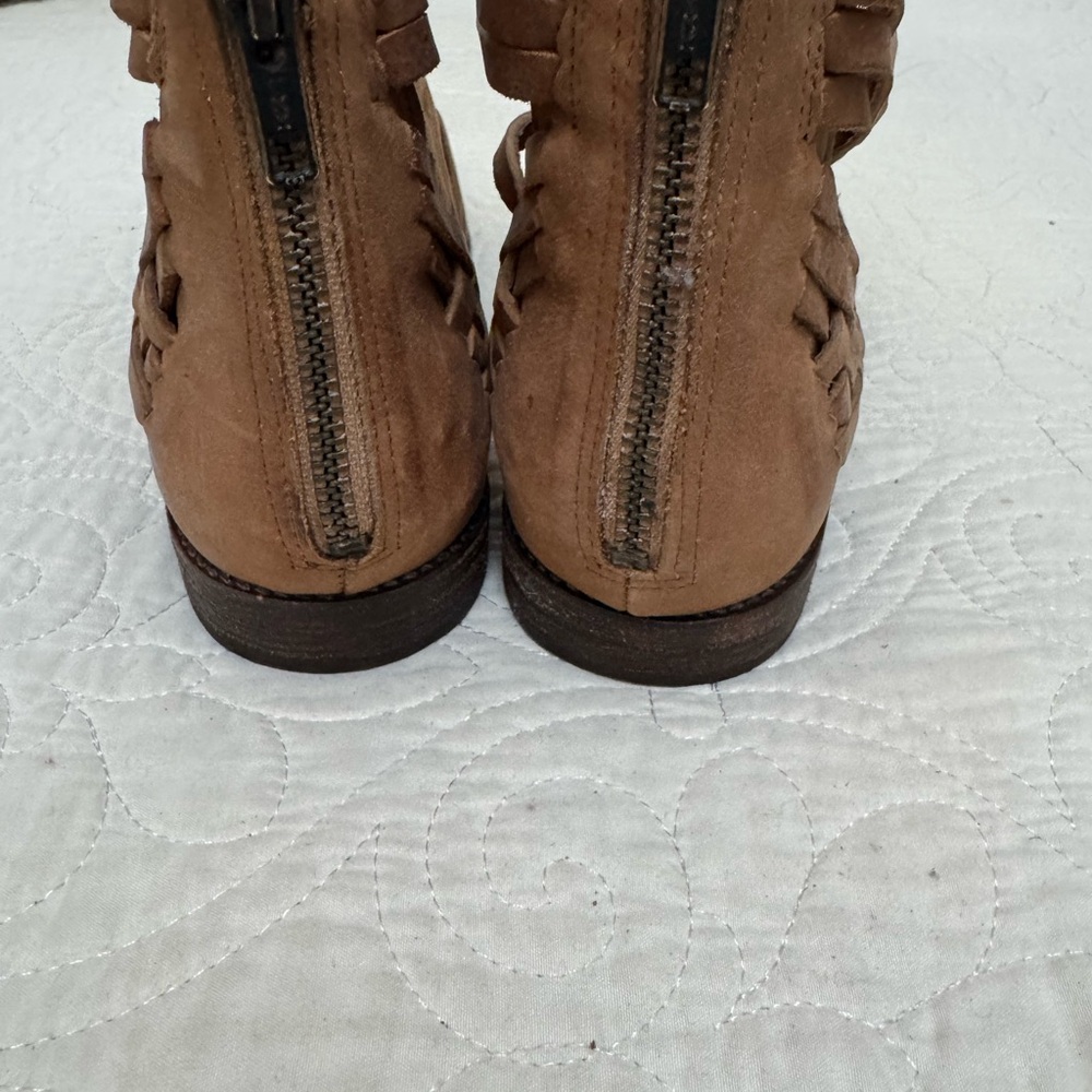 Chocolat Blu Brown Ankle Booties